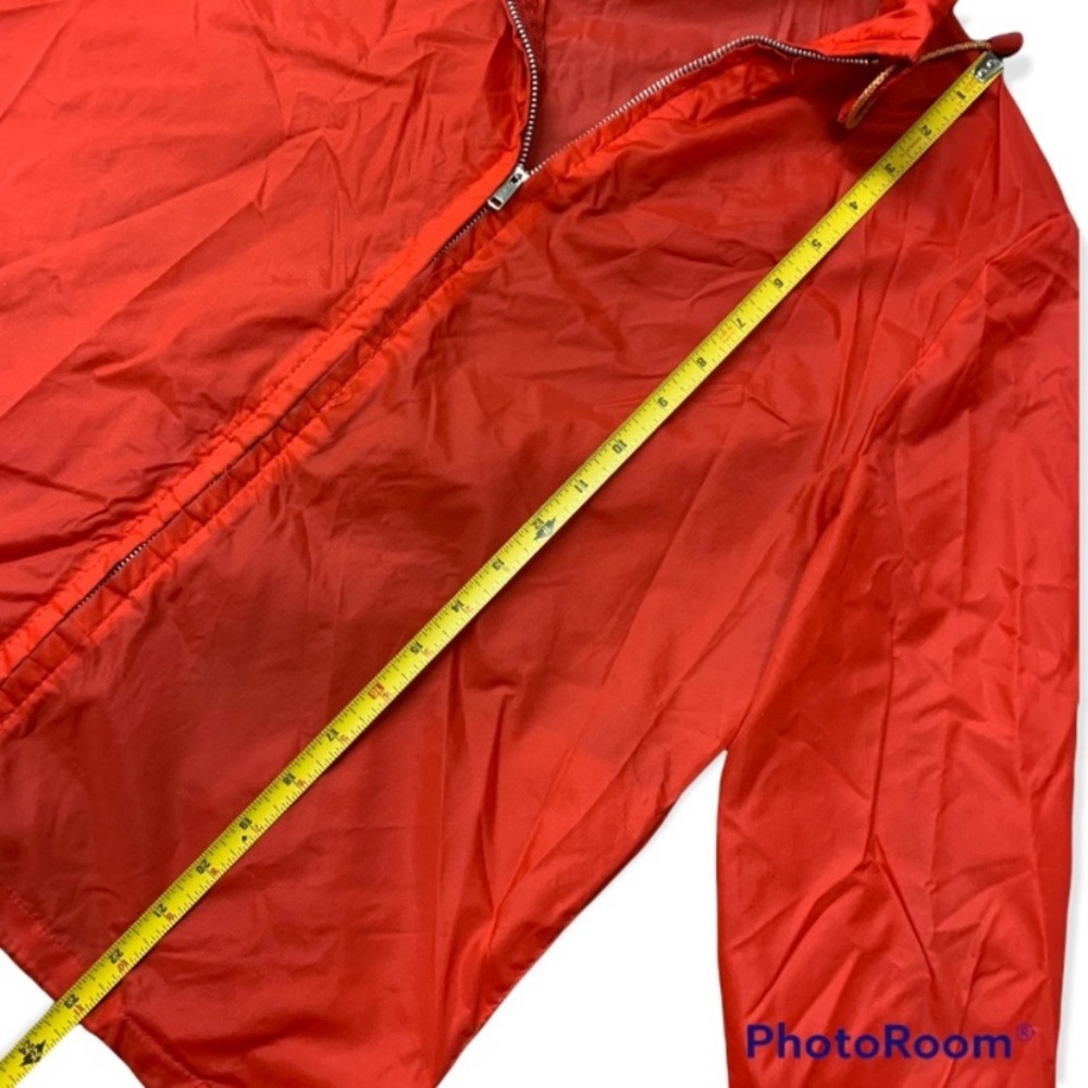 Vintage Single Stitch Men's Red Nylon Windbreaker Jacket by AMEREX Sport-Series - Picture 15 of 15